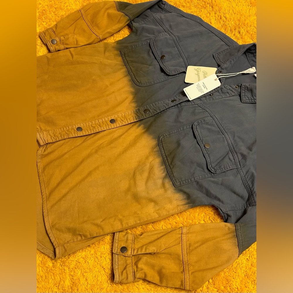 NWT Elan Distressed “Devan” Button Up Jacket - Picture 4 of 7